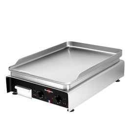 electric griddle plate PCPR2BA-KR with 2 heating zones 5.4 kW | 400 volts product photo