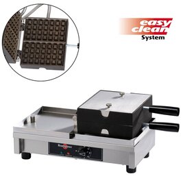 waffle iron  | wafer size 191 x 110 x h 24 mm (2x)  | 1800 watts 230 volts product photo