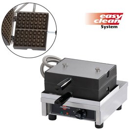 electric waffle iron  | wafer size 191 x 110 x h 24 mm (2x)  | 1800 watts 230 volts product photo