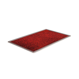 presentation plate HOTTY GN 1/1 glass marble look red product photo