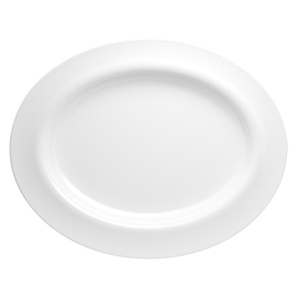 food plate | melamine | white | oval | 510 mm product photo