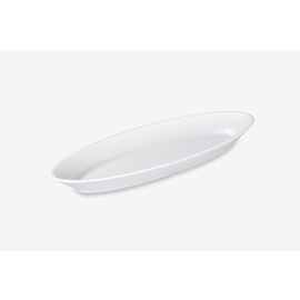 serving platter | plate | melamine | white | oval | 575 mm product photo