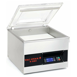 vacuum packaging machine S-223-DBV compartment device | 1 sealing bar 420 mm | 20 m³/h product photo