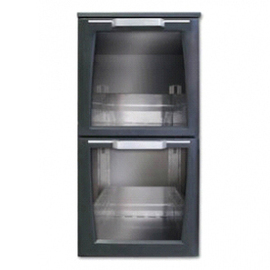 bar fridge FLEXBAR X/3DG41-XHC/MUS-G with illumination 2 drawers product photo