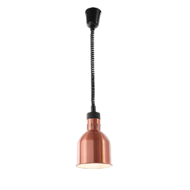 heat lamp 250 watts aluminium copper coloured Ø 175 mm H 250 mm product photo