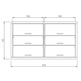 Self-service flaps for refrigerated display case VES 314 product photo