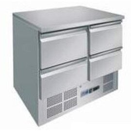 refrigerated table KTM 204 | 256 ltr | convection cooling | 4 drawers product photo