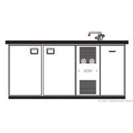 beverage counter Bergamo 2 sinks on the right | 2 doors | 260 watts 230 volts product photo