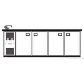 beverage counter Palermo 1 sink on the left | 4 doors | 450 watts 230 volts product photo