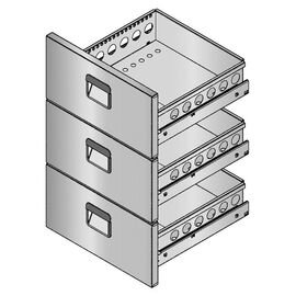 30.4117 Schubladensatz 3 x 1/3 GN anstatt Tür für Umluft-Getränketheke (Modelle Paris, Bergamo, London, Bristol, Palermo, Napoli) product photo