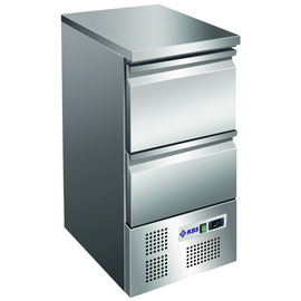 refrigerated table gastronorm KTM 106 convection cooling 100 watts 109 ltr | 2 drawers product photo