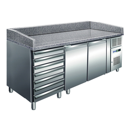 pizzadette PIZZA 2610 convection cooling 350 watts 580 ltr | 2 solid doors | 7 drawers product photo