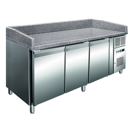pizzadette Euronorm PIZZA 3600 convection cooling 300 watts 670 ltr | upstand | 3 solid doors product photo