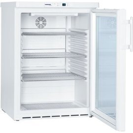 glass doored refrigerator FKUv 1613 white 141 ltr | convection cooling | door swing on the right product photo