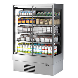 wall cooling shelf Lem 1310 CNS with 2 glass doors | convection cooling product photo