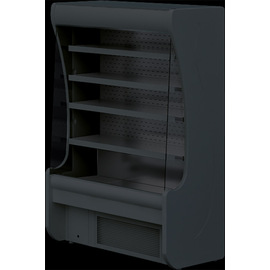 wall cooling shelf Paros 100 | RAL 9005 - black product photo