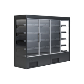 wall cooling shelf VARIANT 257 black with revolving doors product photo