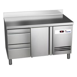 refrigerated table READY KT2002 convection cooling 172 Watt 290 ltr | upstand | 1 full door | 2 drawers product photo