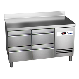 refrigerated table READY KT2004 convection cooling 172 Watt 290 ltr | upstand | 4 drawers product photo