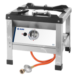 gas-driven stool cooker | 6 kW incl. gas hose | pressure reducer product photo
