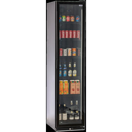 glass doored refrigerator KBS 327 G Slim black | convection cooling | 450 mm x 630 mm H 1950 mm product photo