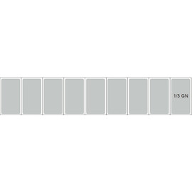refrigerated countertop unit RX2010 static cooling | 9 x GN 1/3 - 150 mm product photo S