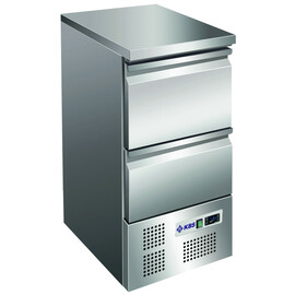 refrigerated table gastronorm KTM 106 convection cooling 100 watts 109 ltr | 2 drawers product photo