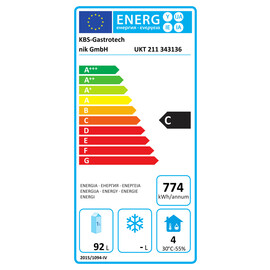 UKT 211 undercounter refrigerated worktable with 2 drawers product photo Missing translation L