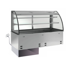 built-in self-service refrigerated display case GN 2/1 with night blind | central cooling | 230 volts product photo