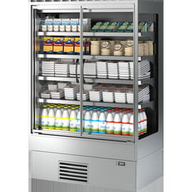 wall cooling shelf Lem 1310 CNS with 2 glass doors | convection cooling product photo