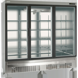 stainless steel refrigerator KU 1900 G with 3 glass doors | convection cooling 1852 ltr | 1343.0 ltr product photo