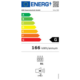 wine refrigerator VINO 300 installable | temperature zones 1 product photo Missing translation L
