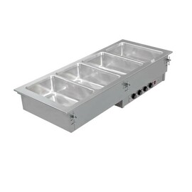 single-basin bain marie GN 1/1 built-in unit with 4 basins | 3200 watts 230 volts product photo