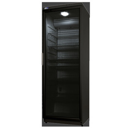 glass doored refrigerator CD 350 black | 350 l | convection cooling | changeable door hinge product photo