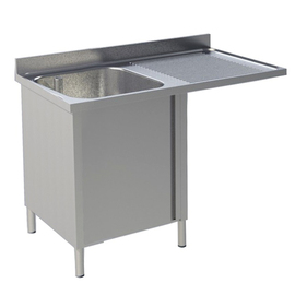sink centre with base cabinet Basin left | 1 basin L 1400 mm T 700 mm H 850 mm product photo