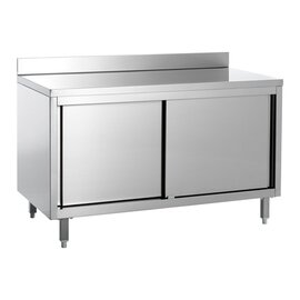 cupboard EM ECOLINE 1000 mm  x 600 mm  H 850 mm with sliding doors | upstand product photo