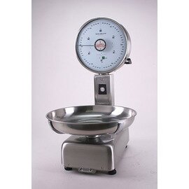 analog scales VM/30 with scale pan Ø 400 mm analog weighing range 30 kg subdivision 10 g product photo
