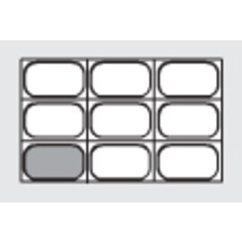 gastronorm container GN 1/9  x 65 mm plastic transparent product photo