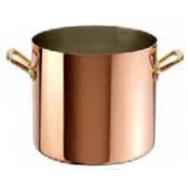 stockpot KG LINE 15300 8 ltr copper  Ø 220 mm  H 200 mm  | 2 brass handles product photo