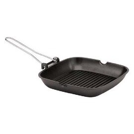 Grillpan, aluminum, non-stick coated, suitable for induction, 28 x 28 cm, height 5,6 cm product photo
