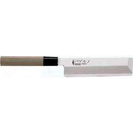 usuba straight blade smooth cut | wood colour | blade length 18 cm product photo