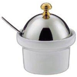 mustard bowl with lid stainless steel round Ø 70 mm product photo