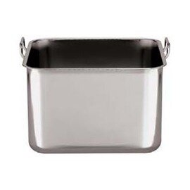 bain marie 13 ltr stainless steel square 240 mm  x 240 mm  H 235 mm product photo