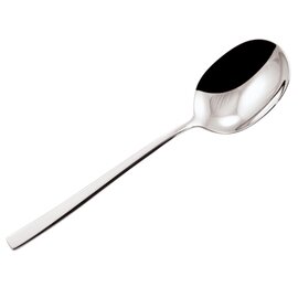 bouillon spoon CREAM stainless steel shiny product photo