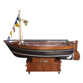 cold buffet ship Panarea Elettrica stainless steel wood mahogany coloured product photo