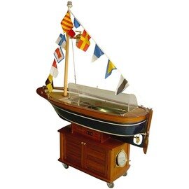 cold buffet ship Sorrento wood mahogany coloured product photo