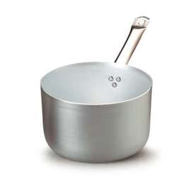 casserole 2.6 ltr aluminium 3 mm  Ø 180 mm  H 100 mm  | long stainless steel tube handle product photo