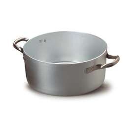 noodle cooking pot 44 ltr aluminium 3 mm  Ø 500 mm  H 220 mm  | Stainless steel tubular handles product photo