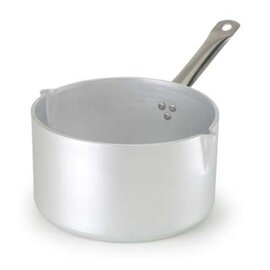 little sugar pan aluminium 5 mm  Ø 200 mm  H 110 mm  | long stainless steel tube handle product photo
