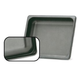 Gastronorm baking sheet GN 1/2 aluminum B-Cristal non-stick coated black  H 20 mm product photo